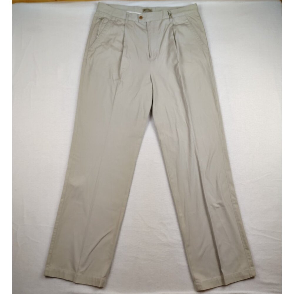 Beretta Cream Hiking Outdoor Pants 100% Cotton Mens 36 x 32